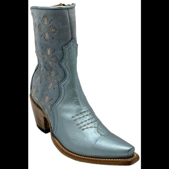 Old Gringo Shoes - Old Gringo Women's Blyn Western Boots Metallic Blue - Medium